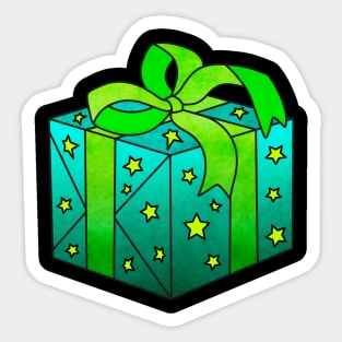 Christmas Gift Box Sticker